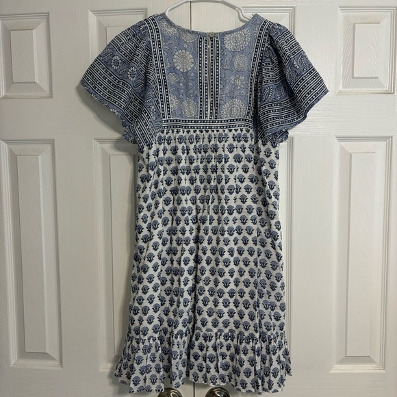 Cleobella Blue & White Floral Mini Dress - Picture 3 of 7